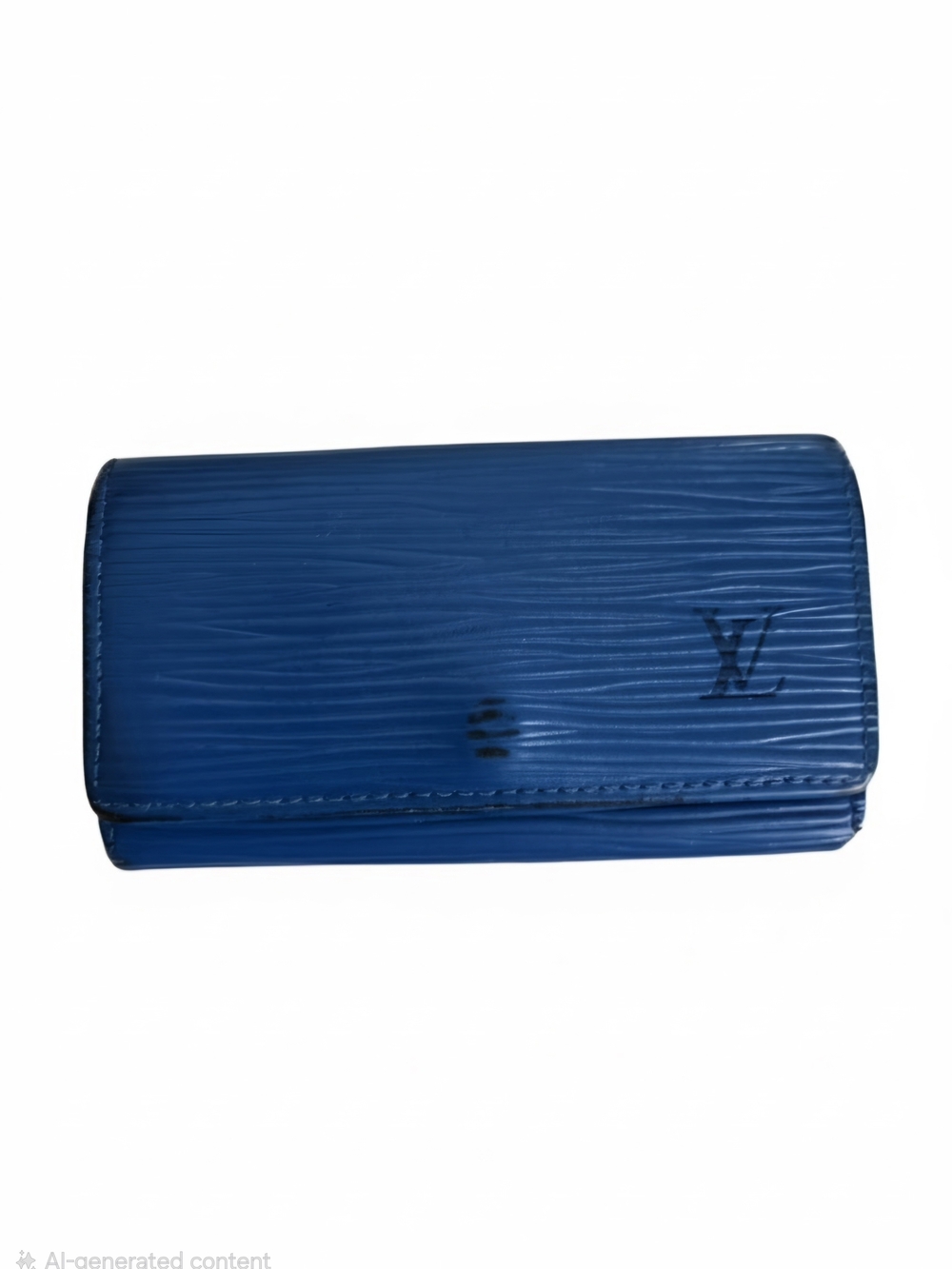 Louis Vuitton Blue Epi Leather Clutch Wallet
